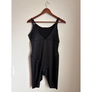 Maidenform 83032 Firm Foundations Body Shaper Bodysuit Black Womens 2XL
